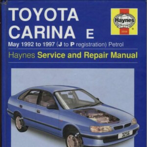 Toyota Carina E 1992 - 1997 Haynes Service and Repair Manual