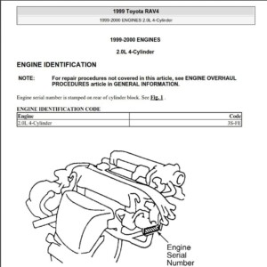 Toyota RAV4 1996-1999 Repair Manual