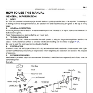 Toyota Sequoia 2005 Service And Repair Manual RM1146U