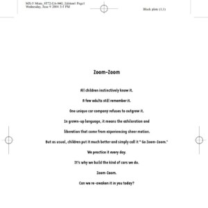 Mazda MX-5 Miata 2005 Owner's Manual