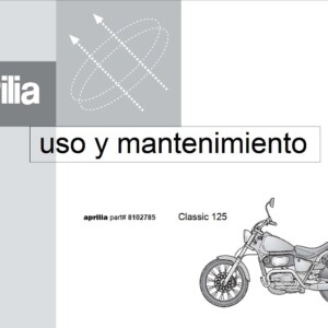 Aprilia classic 125 1997 Owner’s Manual