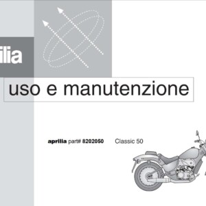 Aprilia classic 50 1997 Owner’s Manual