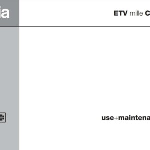 Aprilia ETV Mille Caponord 2003 Owner’s Manual