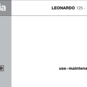Aprilia Leonardo 125 150 250 2003 Owner’s Manual
