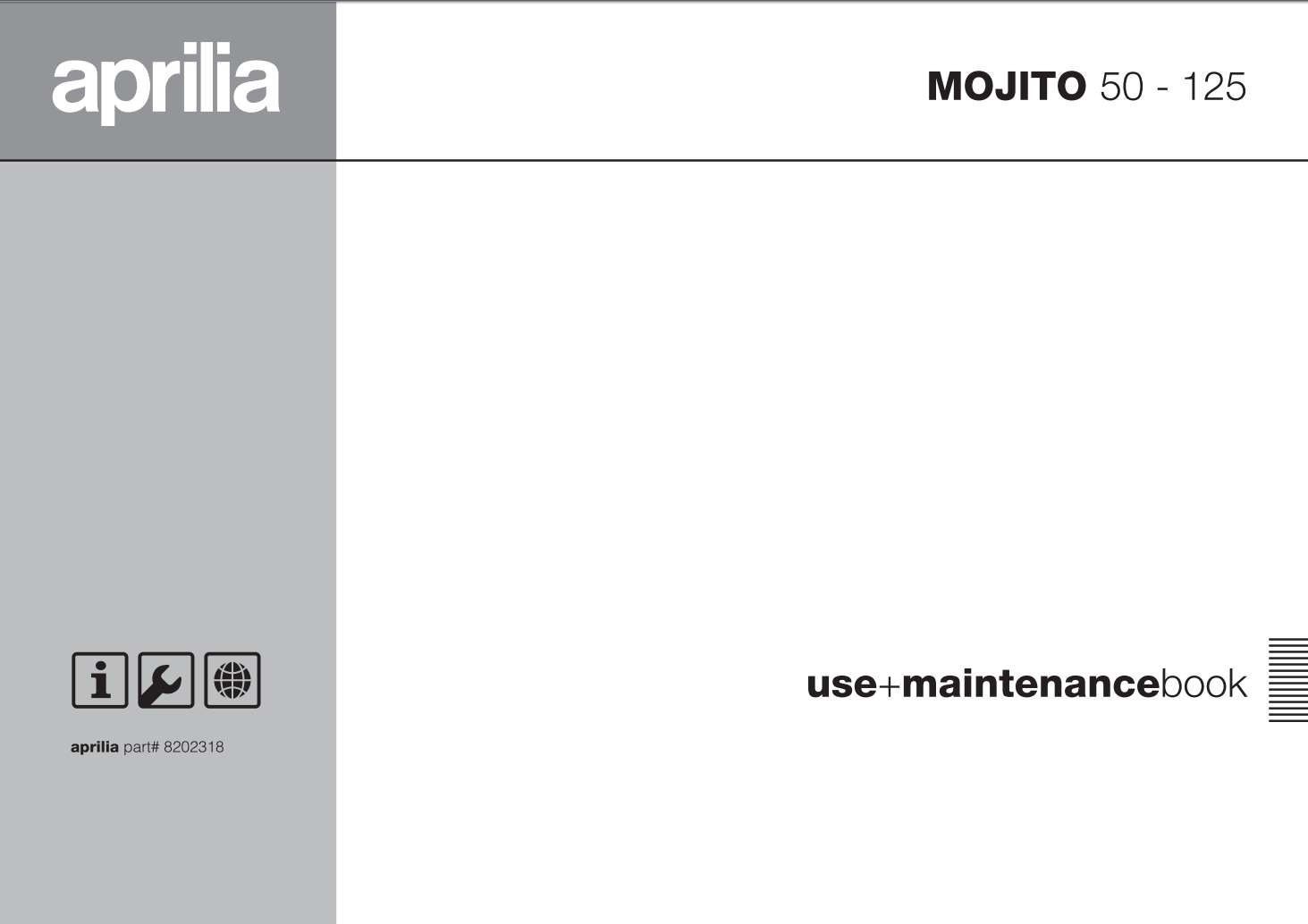Aprilia Mojito 50 125 2002 Owner’s Manual