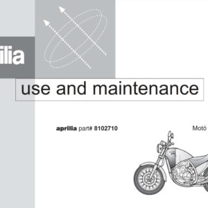 Aprilia Moto 6.5 1996 Owner’s Manual