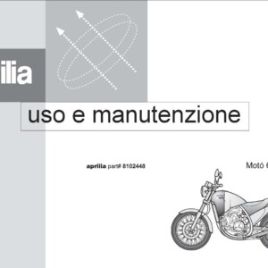 Aprilia moto 650 1995 Owner’s Manual