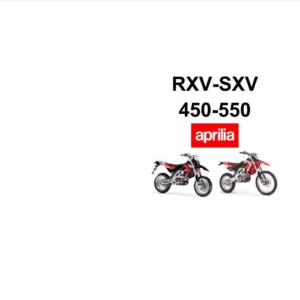 Aprilia RXV SXV 450 550 2007 Owner’s Manual
