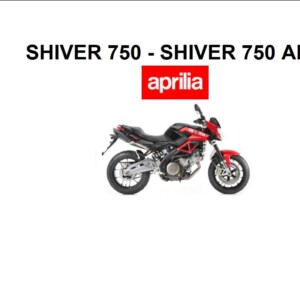 Aprilia Shiver 750 2011 Owner’s Manual