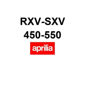 Aprilia SXV RXV 450 550 2006 Owner’s Manual