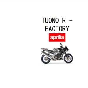 Aprilia Tuono R 2006 Owner’s Manual