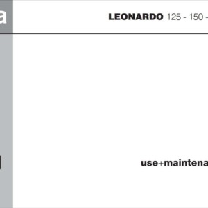 Aprillia Leonardo 125 150 250 300 2006 Owner’s Manual