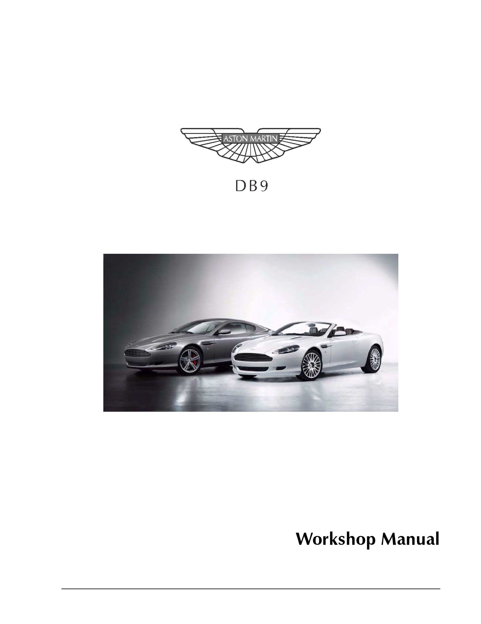 Aston Martin DB9 2008 Owner's Manual – PDF Download