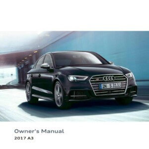 Audi A3 Sedan S3 Sedan 2017 Owner's Manual