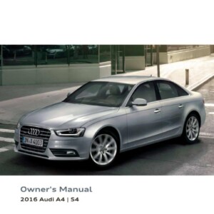 Audi A4 S4 2016 Owner's Manual