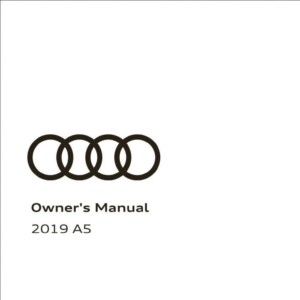 Audi A5 Coupe S5 Coupe 2019 Owner's Manual