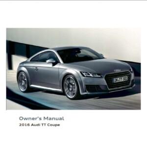 Audi TT Coupe 2016 Owner's Manual