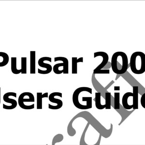 Baja Pulsar 200 Owner’s Manual