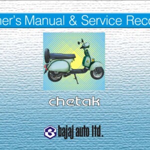 Bajaj Chetak 2002 Owner’s Manual
