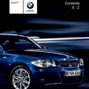 BMW 128i Coupe 2011 Owner's Manual