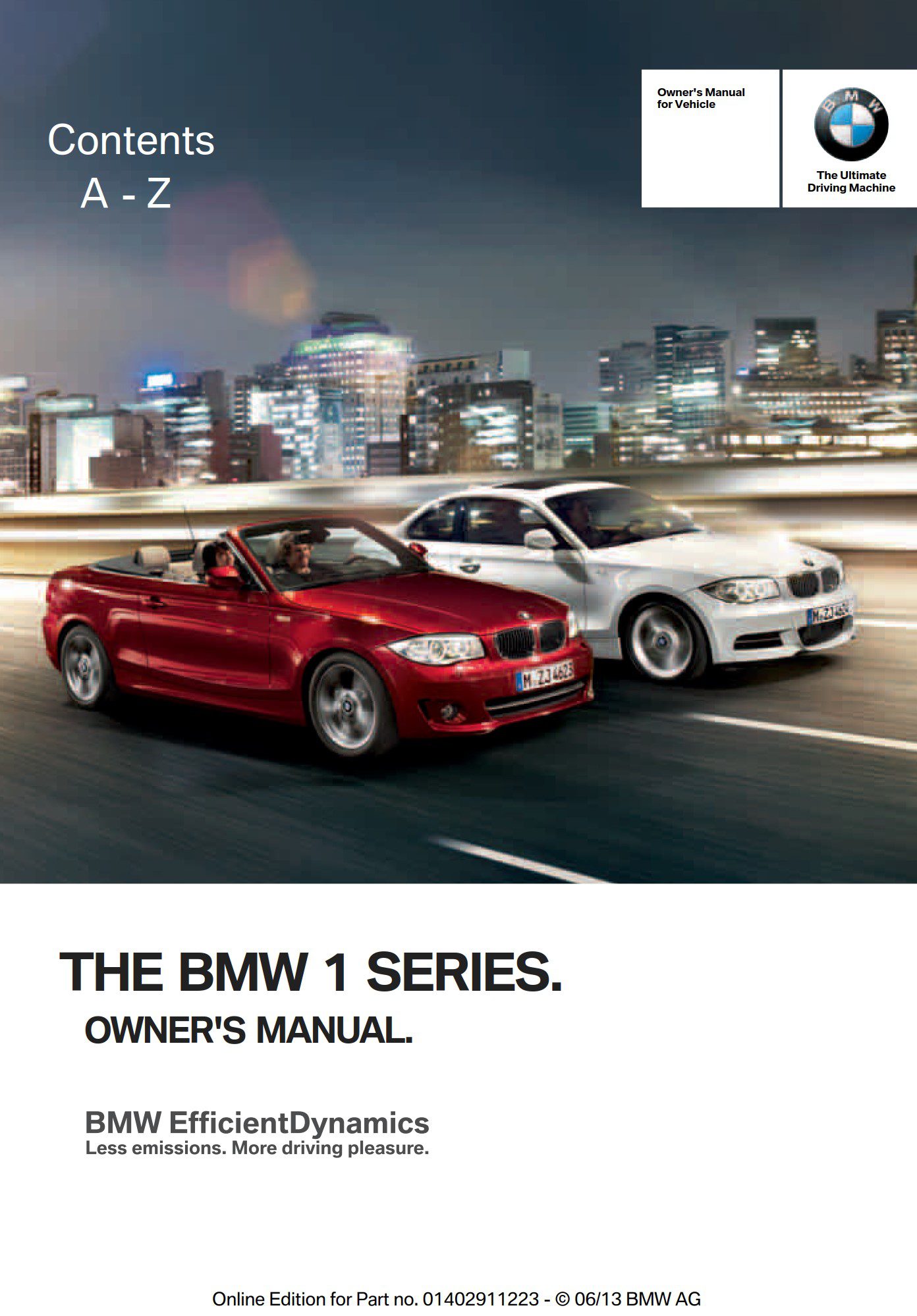 BMW 135is Coupe 2013 Owner's Manual