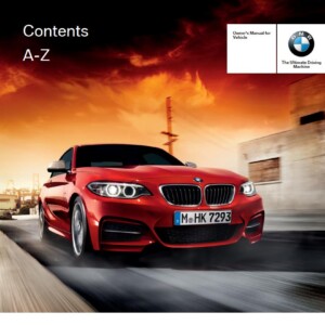 BMW 228i 2014 Owner's Manual