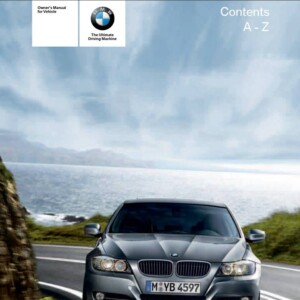 Bmw 3 Sedan And Sportswagon With Idrive 2010 Owner's Manual