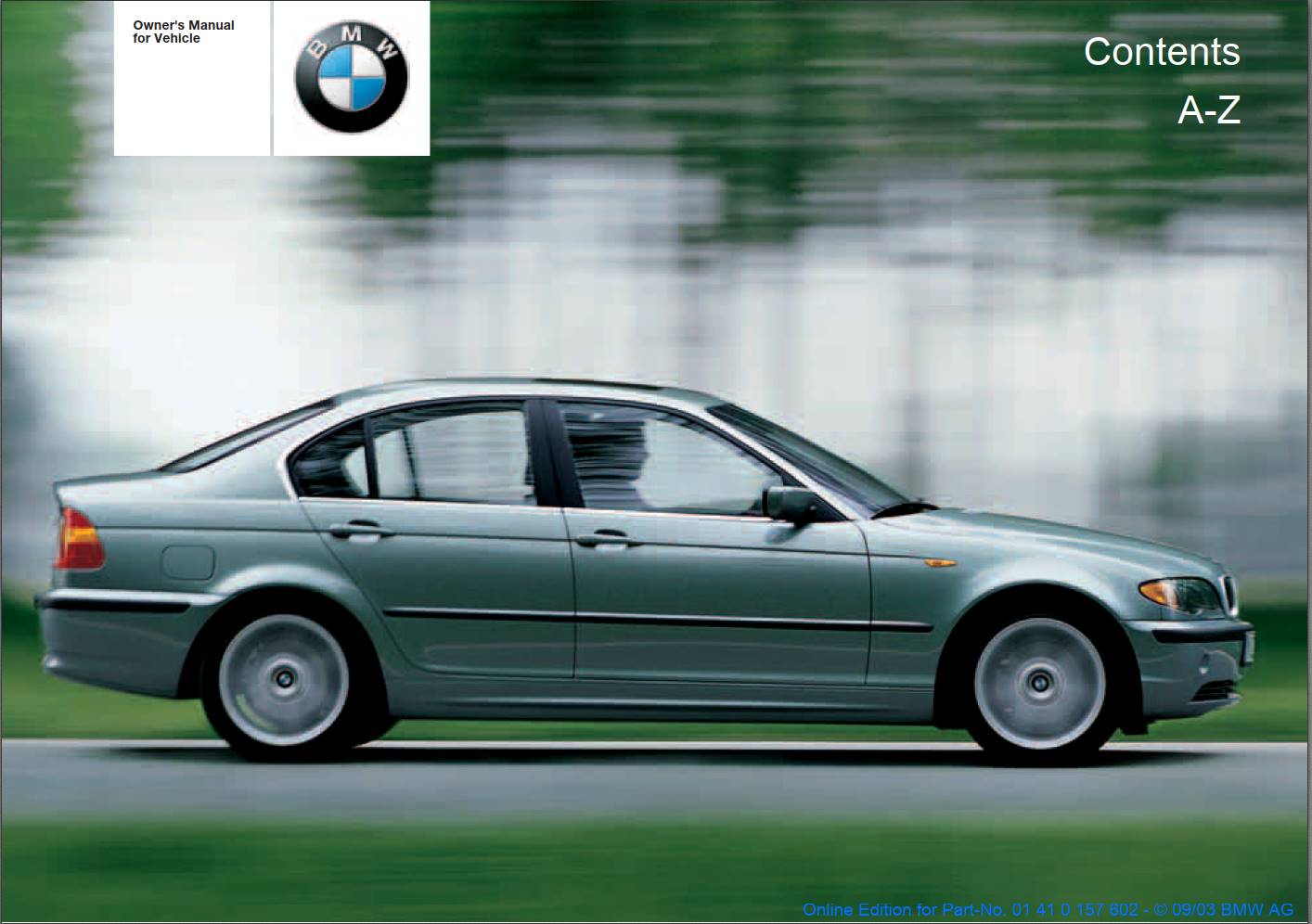 Bmw 3Series 2004 Owner’s Manual PDF for FREE