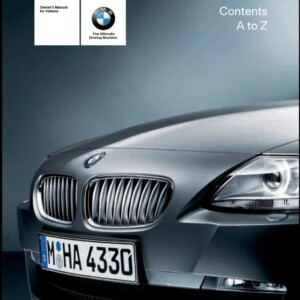 BMW 3.0i 2008 Owner's Manual