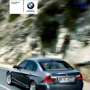 Bmw 330xi Sedan With Idrive 2006 Owner's Manual