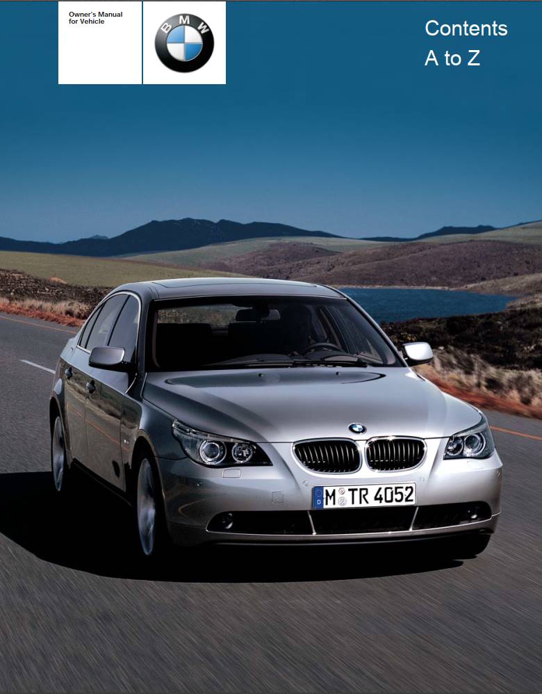 Bmw 525i Sedan 2004 Owner's Manual