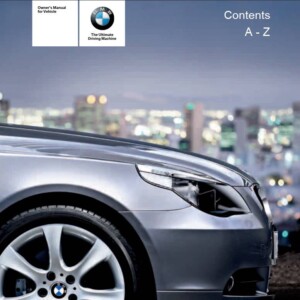 Bmw 525i Sedan 2005 Owner's Manual