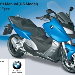BMW C 600 Sport 2nd (US) 2012 Owner’s Manual