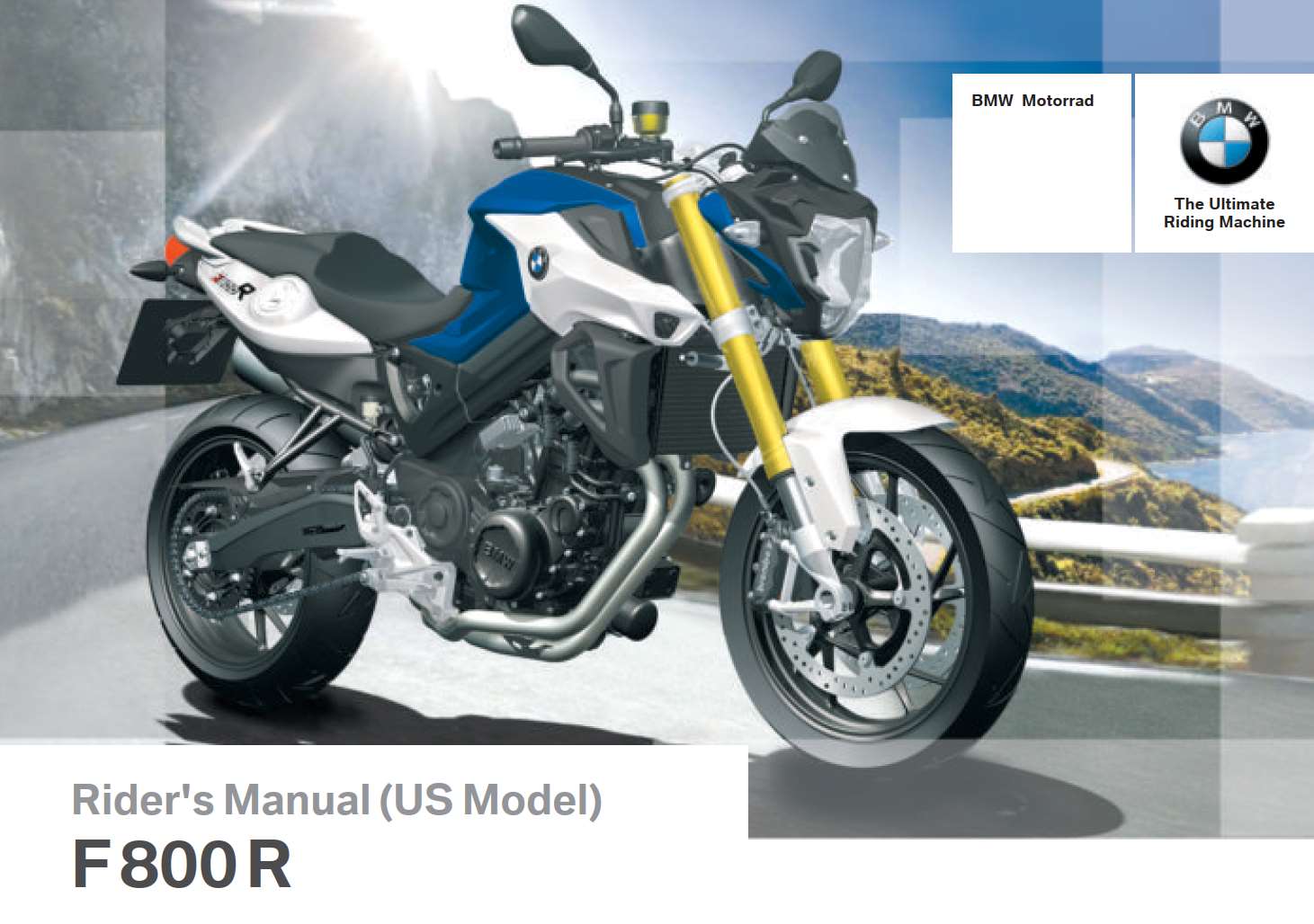 BMW F 800 R 2014 Owner's Manual