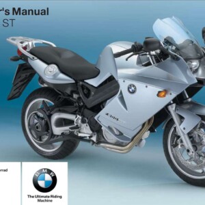 BMW F 800 ST 1st 2006 Owner’s Manual
