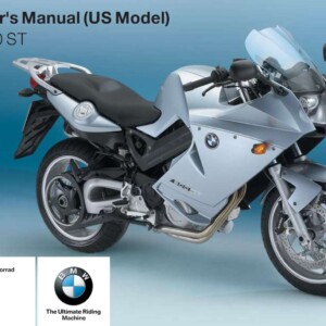 BMW F 800 ST 1st (US) ABS 2006 Owner’s Manual