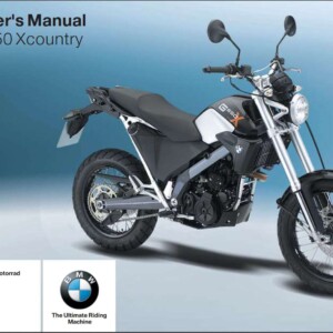 BMW G 650 X country 1st 2006 Owner’s Manual