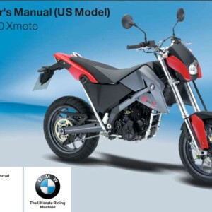 BMW G 650 X moto 1st (US) 2006 Owner’s Manual
