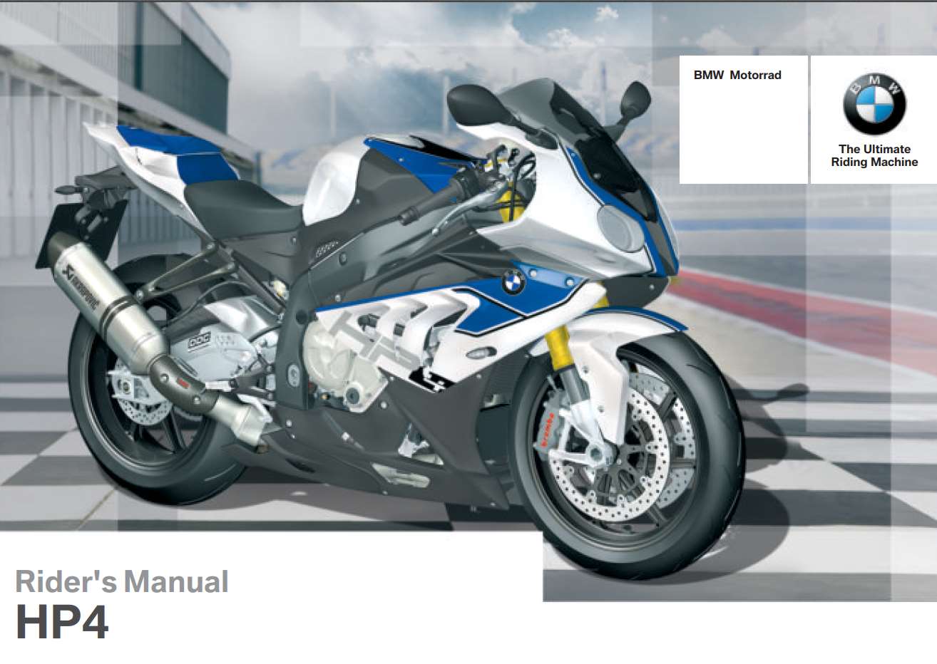 BMW HP4 1st Edition 2012 Owner’s Manual - PDF for FREE