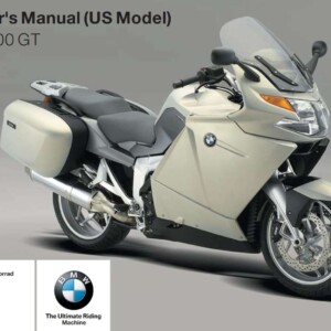 BMW K 1200 GT 2nd Edition (US) 2006 Owner’s Manual