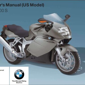 BMW K 1200 S 4th Edition (US) 2006 Owner’s Manual