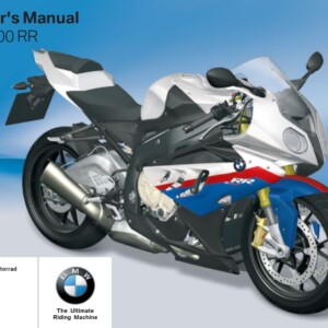 BMW S 1000 RR 3rd Edition 2010 Owner’s Manual