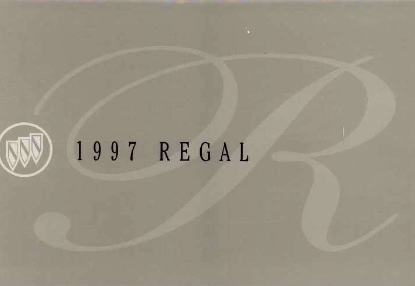 Buick Regal 1997 Owner's Manual