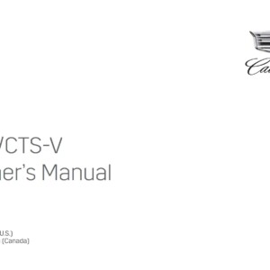Cadillac CTS SEDAN 2017 Owner’s Manual