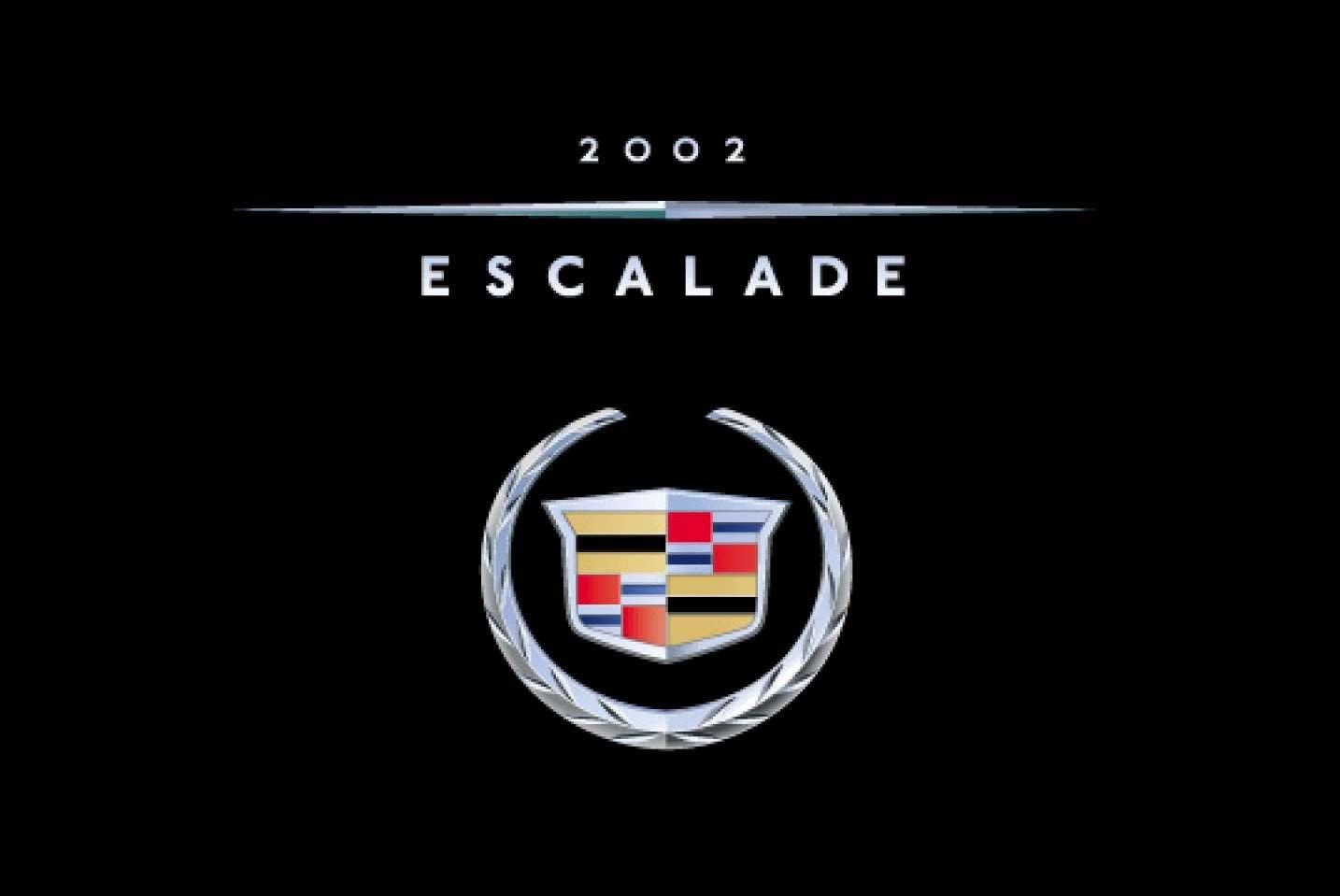 Cadillac Escalade 2002 Owner's Manual