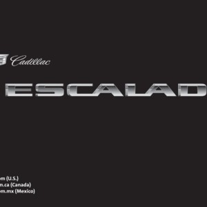Cadillac ESCALADE ESV 2016 Owner’s Manual