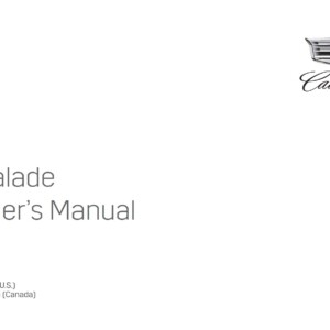Cadillac ESCALADE ESV 2017 Owner’s Manual