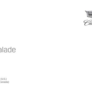 Cadillac ESCALADE ESV 2018 Owner’s Manual