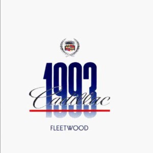 Cadillac FLEETWOOD 1993 Owner’s Manual