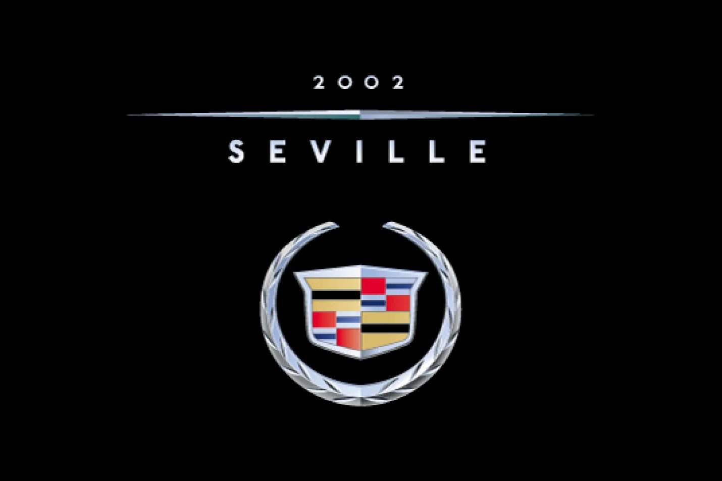 Cadillac Seville 2002 Owner's Manual